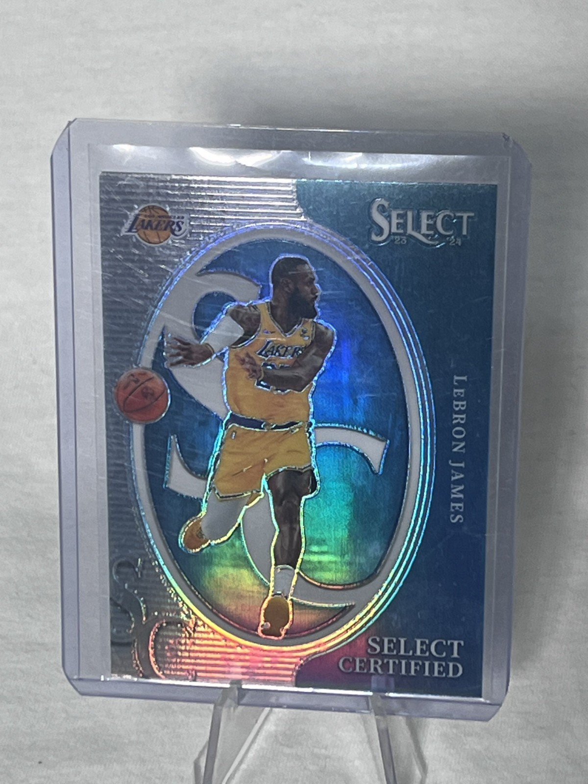 2023-24 Panini Select - Select Certified LeBron James #7 Silver Prizm