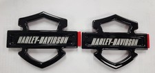 Harley Custom Gas Tank Aluminum Emblems For Touring models 2023.5 + ALL BLACK