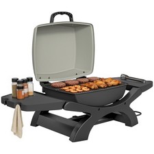 Outsunny Griglia Elettrica da Tavolo 2300W Barbecue Elettrico Portatile con