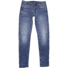 G-Star D-Staq  Herren Blau Tapered Slim  Jeans W30 L35 (82838)