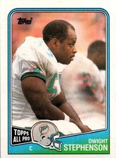 1988 Topps ALL PRO Dwight Stephenson Miami Dolphins #196