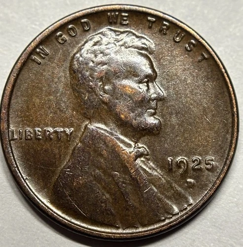 1925-D Lincoln Cent Wheat Penny, Better Date In This Nice Condition