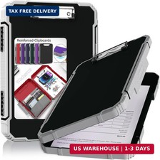 Thicker Clipboard with Storage Box Pen Case, Heavy Duty A4/Letter Size Nursing