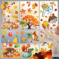 Fensterbilder Selbstklebend Herbstdeko FüR Fenster Dekoration Herbst