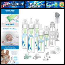 Dr. Brown's Anti-Colic Options Narrow Bottle Gift Set with Sippy Straw Bottle,
