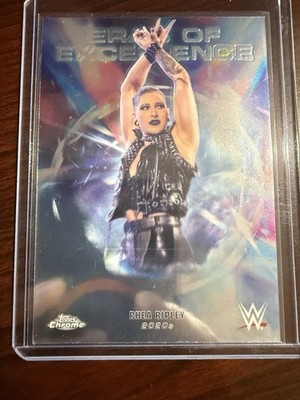 Rhea Ripley Eras of Excellence insert 2026 Topps Chrome WWE #ERA-27