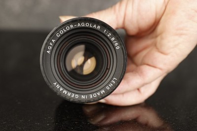 Agfa Color-Agolar 1:2,8/60, Projektionsobjektiv auch für die Aufnahme bis MF