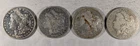 LOT OF 2 1900 O 1 1897 O 1 1884 O MORGAN SILVER DOLLARS #72
