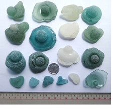 sea glass from Japan Surf-Tumbled Beach Glass Mermaid's nipple mix