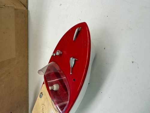 BOXED VINTAGE TRIANG 14" ELECTRIC SPREEDBOAT TOY - Picture 3 of 10