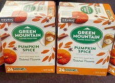 48 Pods of Green Mountain Coffee Pumpkin Spice - New, Sealed Boxes Exp.06/2027