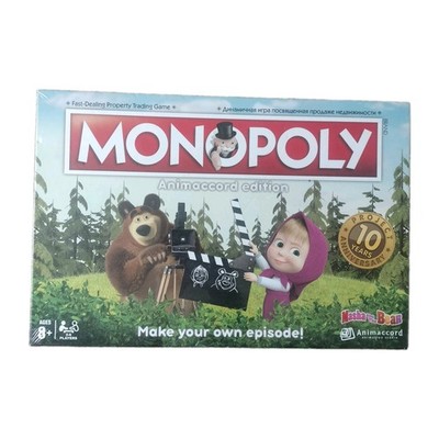 Monopoly: Mascha und der Bär Animaccord Edition Brettspiel