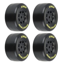 Pro-Line 1/12 Goodyear Eagle Truck/Retro Tire F/R MTD Black Wheels (4) : NASCAR