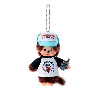 Monchhichi Stranger Things Hellfire Club Plüsch Schlüsselanhänger PSL
