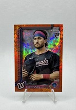 2025 Topps Chrome Logofractor - Image Variation Dylan Crews Orange /25 Nationals