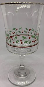 Arby’s Vintage 1987 Christmas Holly Berry Glasses Collectible Holiday Set Of 3