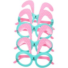 Assorted Color Bunny Glasses for Kids Easter Party Reusable ABS Eyewear
