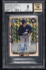2015 Bowman Chrome Mini Superfractor 1/1 Aaron Judge PROSPECT RC AUTO BGS 9