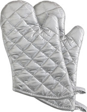 Commercial Grade Oven Mitts 1 Pair Heat Resistant 400 F Flame Resistant