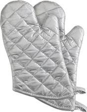 Commercial Grade Oven Mitts 1 Pair Heat Resistant 400°F Flame Resistant