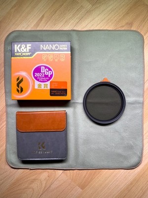 K&F concept Nano-X VARIABEL ND2-400 Filter 82mm mit Filtertasche