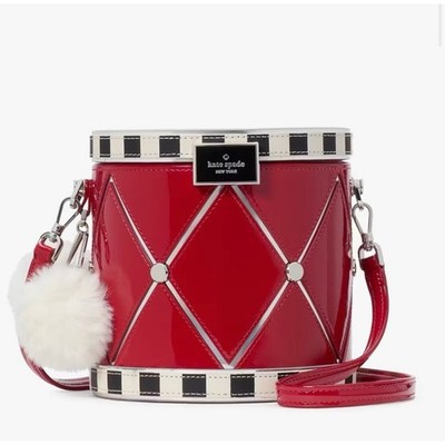 KI970 Kate Spade Oh What Fun Toy Store 3D Drum Crossbody NWT
