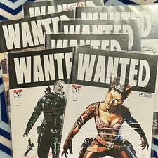 Wanted 1-6 & Dossier COMPLETE Set, Mark Millar, JG Jones, Top Cow Comics