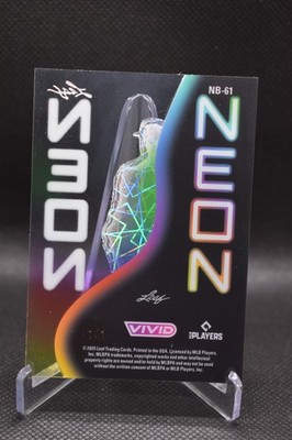 Trey Yesavage 1/1 2025 Leaf Vivid Neon Blue Laser Toronto Blue 