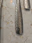 Unmark Stainless Steel Hammered Flatware Set 13-Piece,  — photo 2