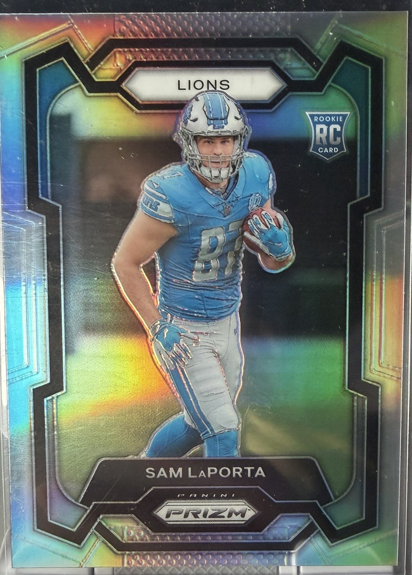 2023 Panini Prizm - Rookies Sam LaPorta #332 Silver Prizm (RC)