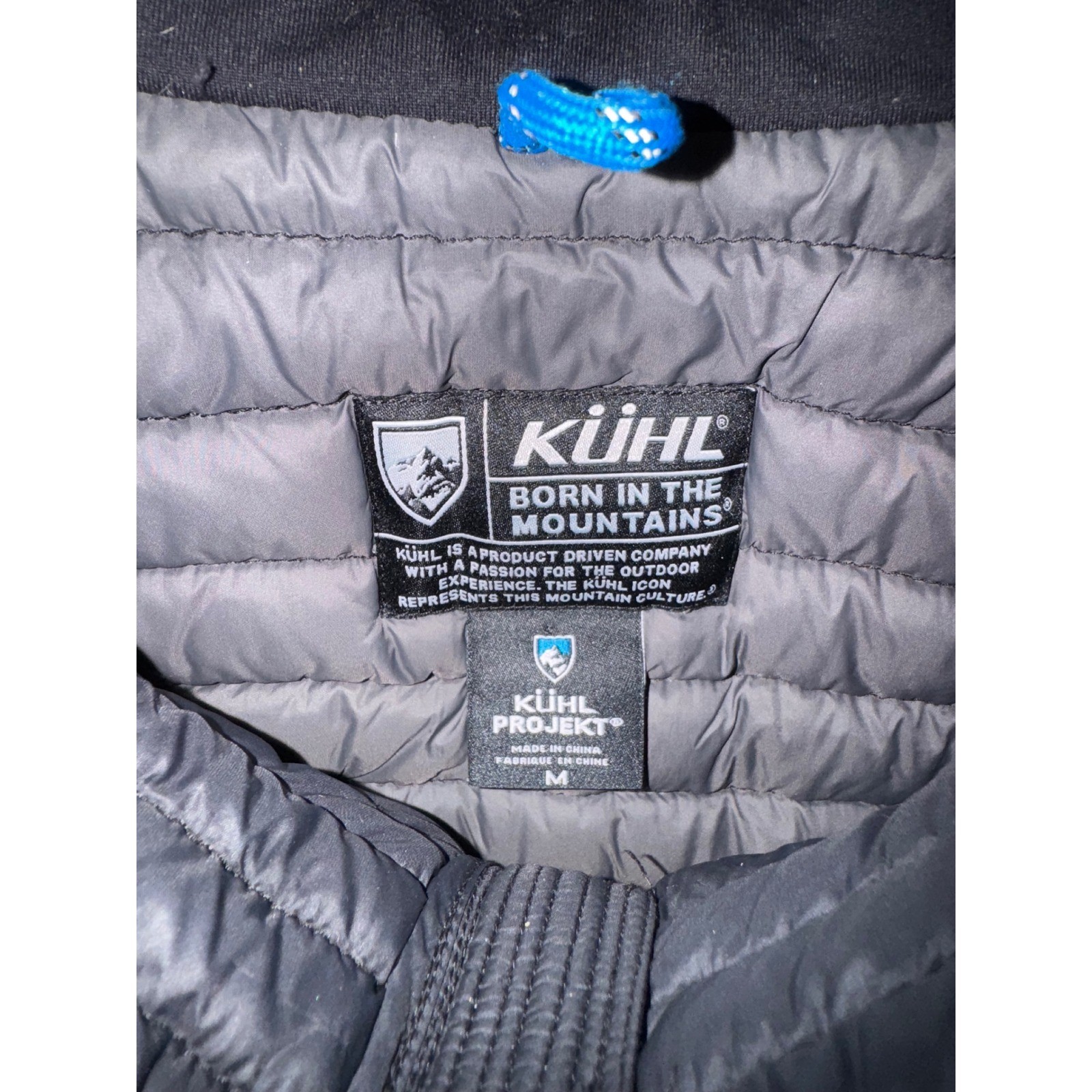 Kuhl Mens Down Puffer Vest Black Size M Lightweight Outdoor Puffer Vest