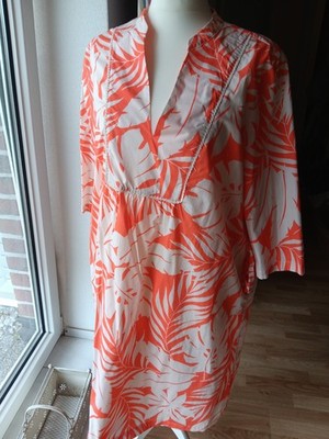 WHITE LABEL Kleid Gr.42 Orange Creme