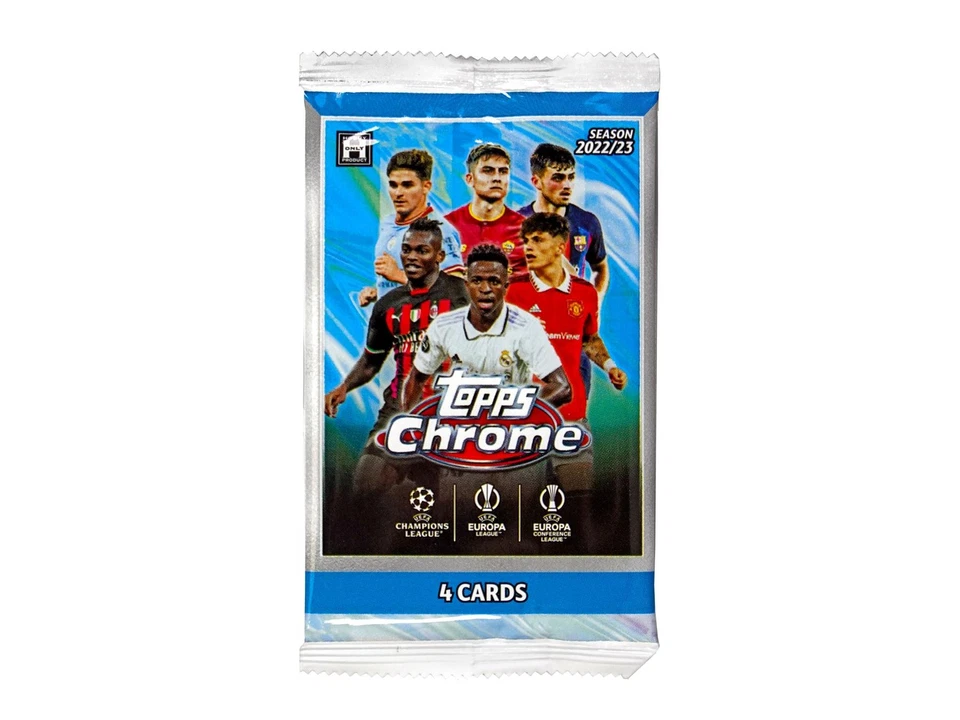2022/23 TOPPS CHROME UEFA CLUB COMPETITIONS SOCCER HOBBY LITE BOX - Image 3 of 4