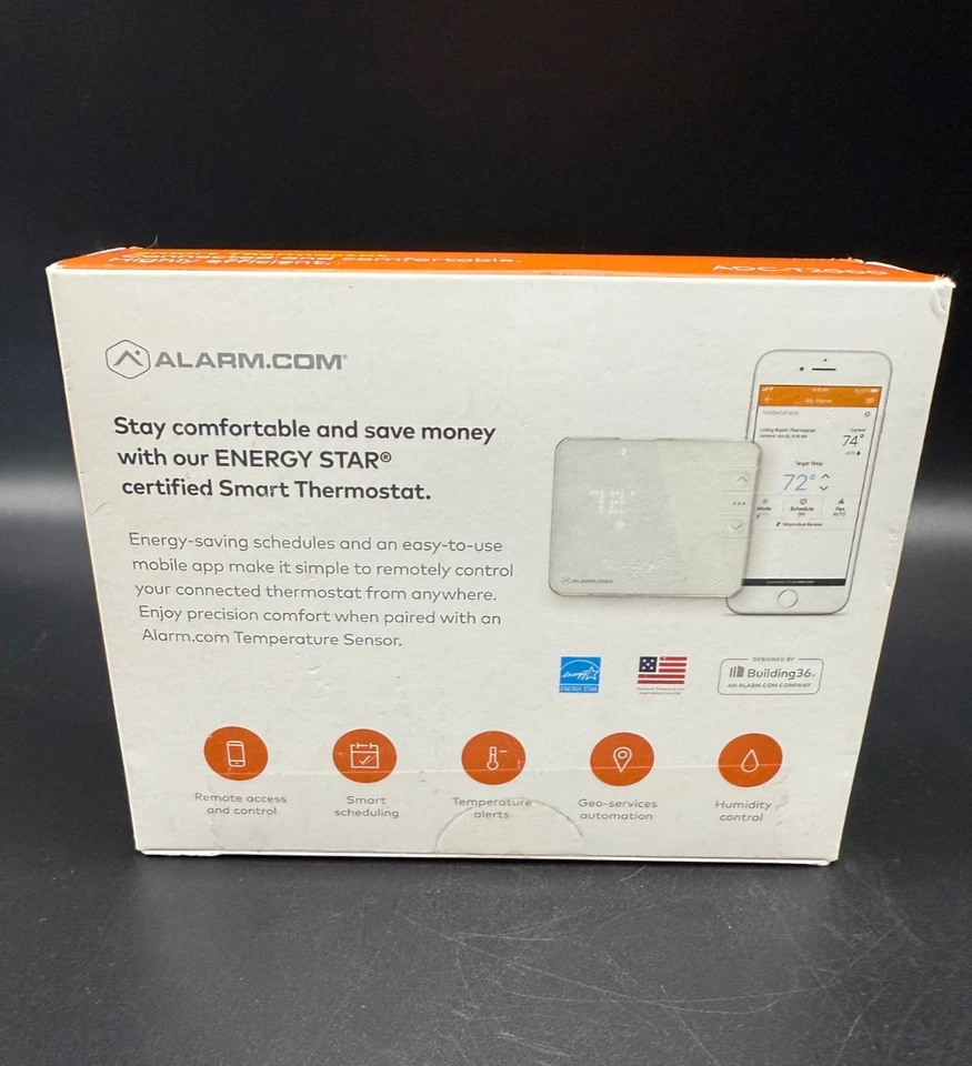 Alarm.com Smart Thermostat ADC-T2000 – Brand New Sealed Made in USA - Image 2 of 4