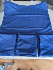 Lot de 4 taies d oreiller bleu marine neuves 64 X 61,5 cm Oeko Tex 100 % polyest