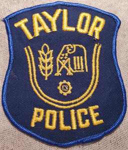 MI Taylor Michigan Police Shoulder Patch