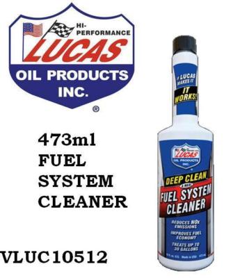 473ml Lucas Deep Clean Kraftstoffsystem Einspritzdüse & Brennraumreiniger Benzin