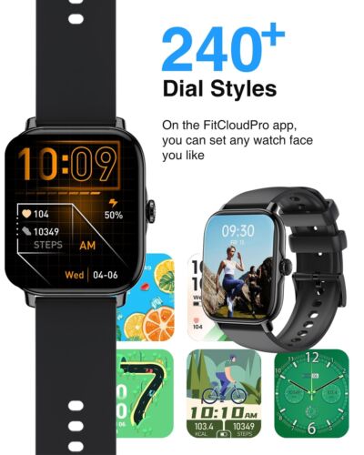 Smartwatch - für Herren - 1,85" Touch Smartwatch mit Anruffunktion, Fitnessuhr... - Bild 5 von 6