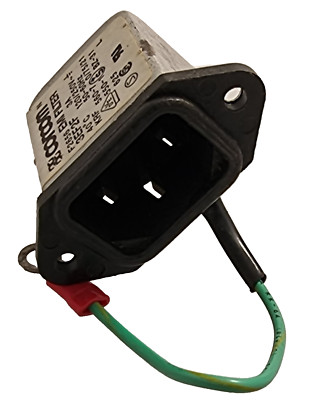 Kaltgerätesteckdose Corcom Iec EMI RFI FILTER EINLASS STECKDOSE 120V 250V 3A 3EF2F