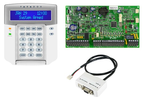 Paradox Sicherheitssysteme EVO192 + K641+307USB KIT Alarmpanel Tastatur Original - Bild 2 von 4