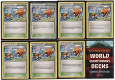 Pokemon COMPLETE SET of Champions Festival BW95 World Champs 2013 Promos NM!!