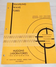 1960s Huggins Laborites Inc - Traveling Wave Tubes - Wave amplifiers + more