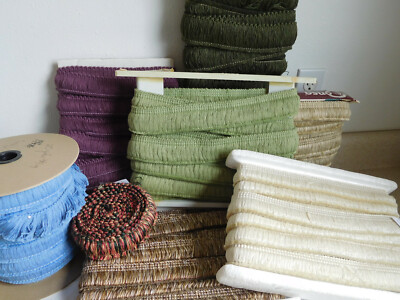 Choice Conso BRUSH FRINGE fabric TRIM 1.5''-2'' wide 2 1/2 to 7 yds pieces yards