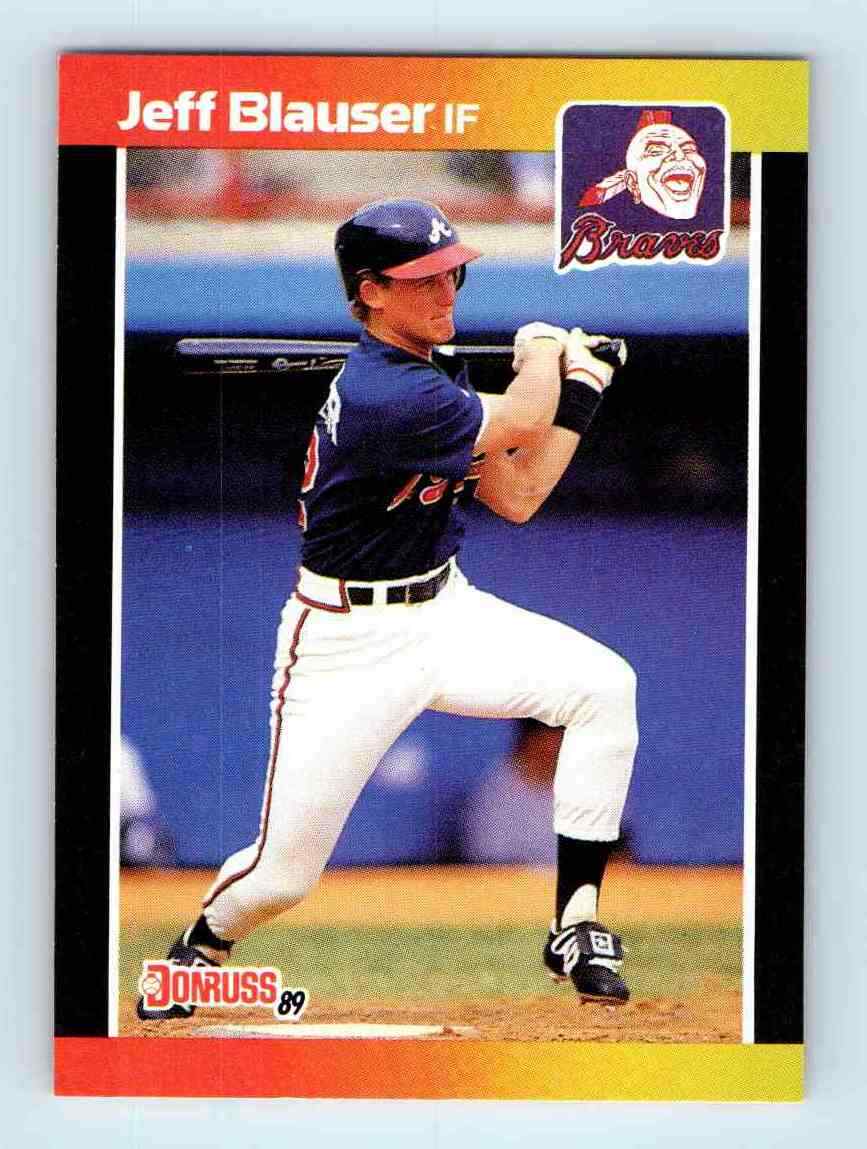 1989 Donruss Jeff Blauser Atlanta Braves #592