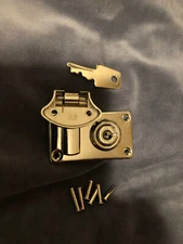 Guitar/Inst Case Latch/Lock-CHENEY STYLE- Fender, Rickenbacker, G&G cases-NICKEL