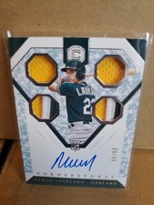 2019 Panini Chronicles Cornerstones Crystal /49 Ramon Laureano Rookie Auto RC