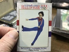 SCOTT HAMILTON TRACK & FIELD 1991 IMPEL U.S.A. OLYMPIC HALL OF FAME CARD # 46
