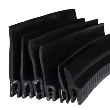Rubber U Channel Edging Trim Seal Door Window Edge Protector Strip U-shape Winge