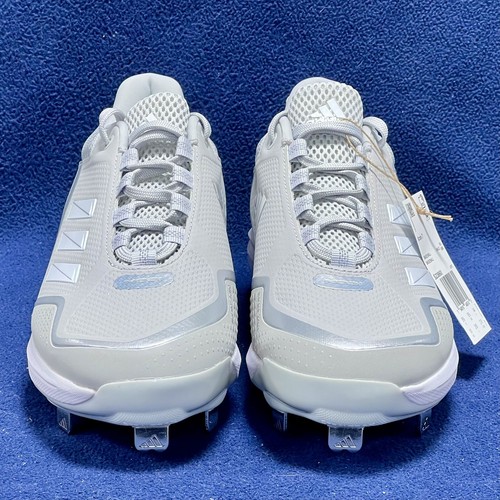 NEW Adidas Icon 7 Men's Baseball Metal Cleats Core Gray S23860 Size 10 - Picture 4 of 8