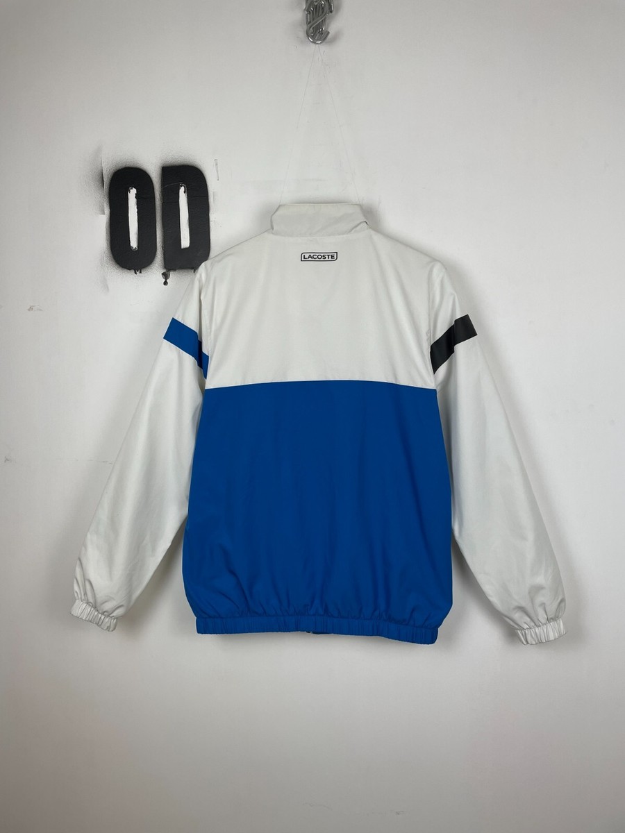 LACOSTE トラックジャケット us sサイズ Lacoste Sport Track Jacket Blue And White Size L | eBay